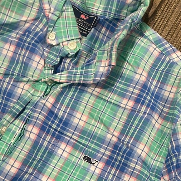 Vineyard Vines by Shep & Ian Slim Fit Tucker Shirt Button Down Multicolor Size L - Picture 3 of 4
